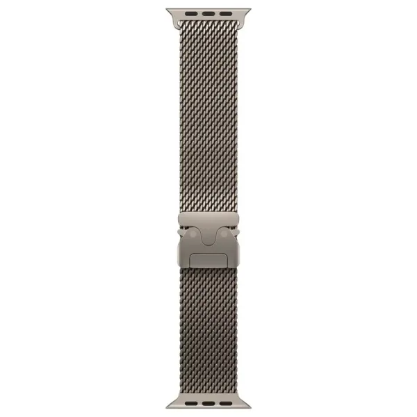 Apple Watch Series Ultra 4 49mm Natural Titanium Case with Natural Titanium Milanese Loop S